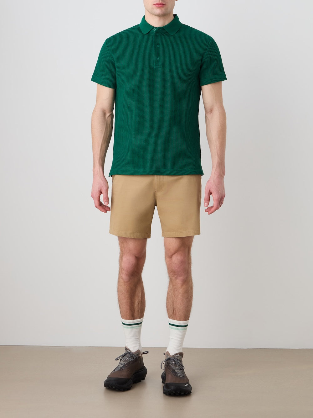 Waffle Polo Men